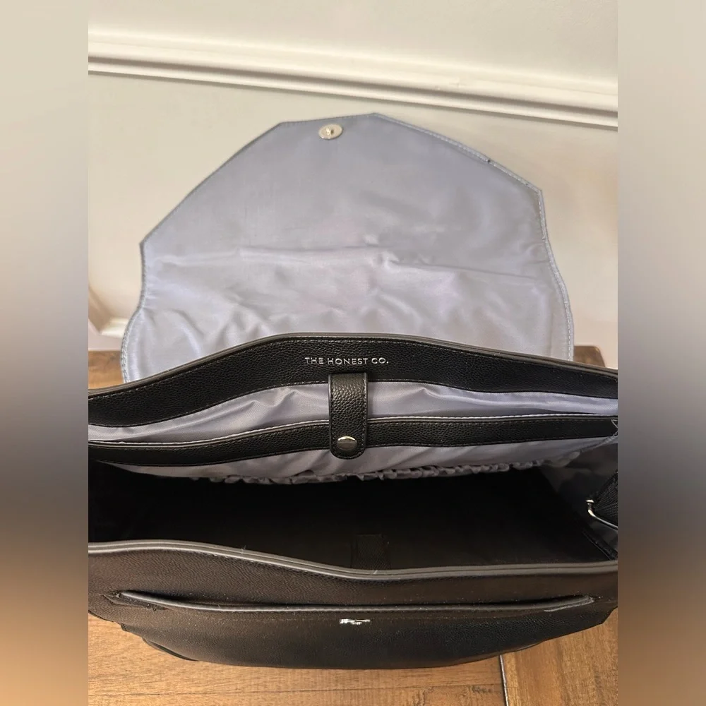 The Honest Company Gray Baby Bag